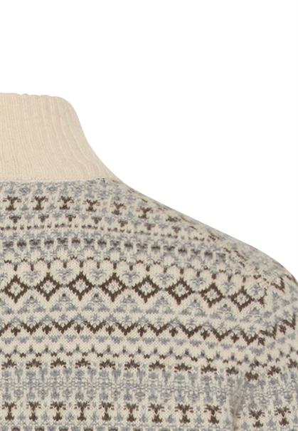 Stricktroyer aus reiner Wolle oatmeal