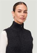 Strickweste mit Reißverschluss black beauty