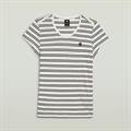 Stripe eyben slim v t 2.0 wmn milk-dk black double stripe