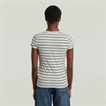 Stripe eyben slim v t 2.0 wmn milk-dk black double stripe