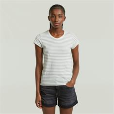 Stripe eyben slim v t 2.0 wmn milk-pale green stripe