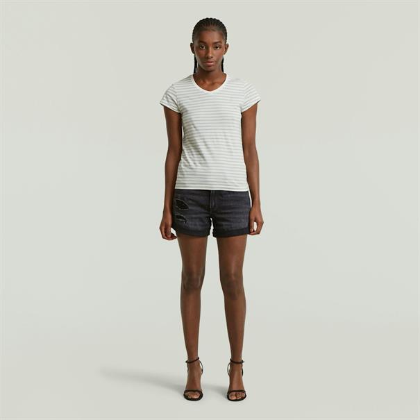 Stripe eyben slim v t 2.0 wmn milk-pale green stripe