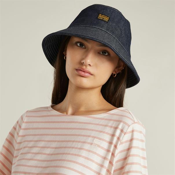 Striped knot r t wmn lt chalk-liquid pink stripe