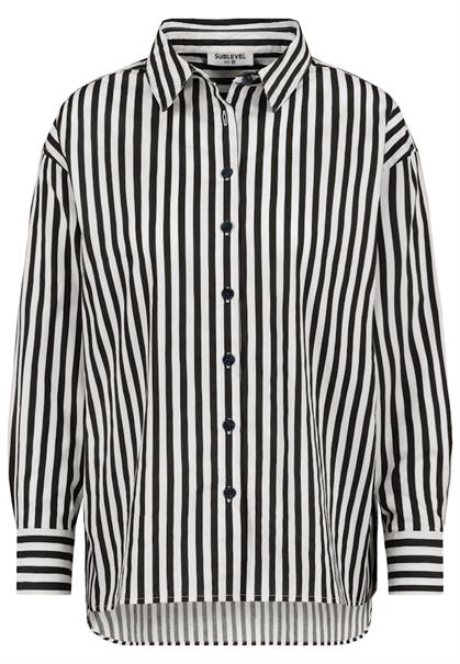stripes: black-offwhite