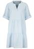 stripes: chambray blue-offwhite