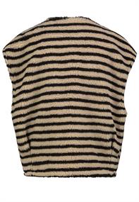 stripes: chocolate brown-light beige