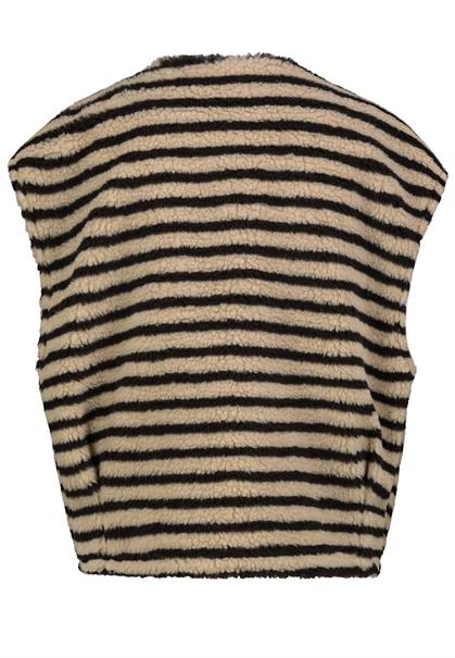 stripes: chocolate brown-light beige