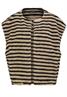 stripes: chocolate brown-light beige