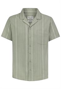 stripes: faded green-light sand