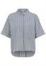 stripes: nautical blue-white