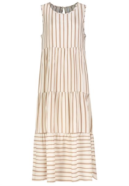 stripes: nude beige-lentil brown