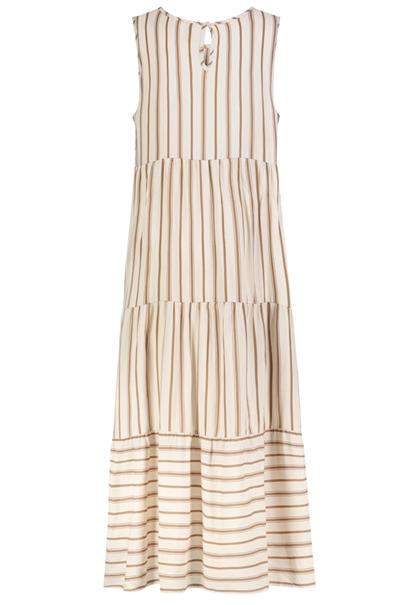stripes: nude beige-lentil brown