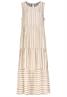 stripes: nude beige-lentil brown