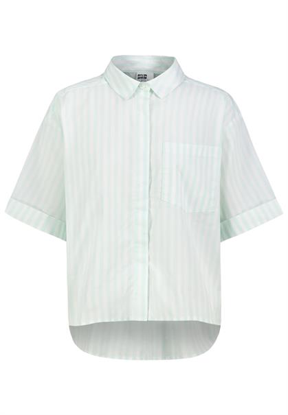 stripes: opal mint-white