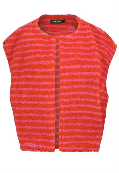 stripes: rose-orange