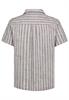 stripes: sable brown-offwhite