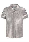 stripes: sable brown-offwhite