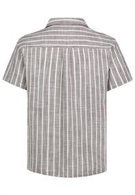stripes: sable brown-offwhite