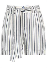 stripes: washed indigo blue-white