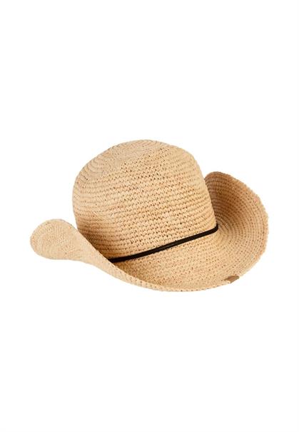 Strohhut mit breiter Krempe straw