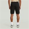 Structured jersey short dk black