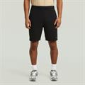 Structured jersey short dk black