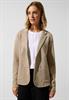 Struktur Blazer mit Taschen bleached sand melange