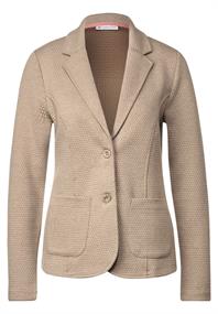 Struktur Blazer mit Taschen bleached sand melange