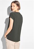 Struktur Blusenshirt cool khaki