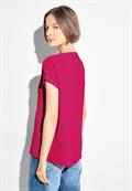 Struktur Blusenshirt pink sorbet