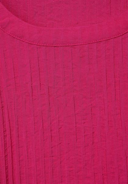 Struktur Blusenshirt pink sorbet