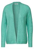 Struktur-Cardigan aventurine green melange