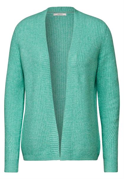 Struktur-Cardigan aventurine green melange
