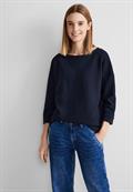 Struktur Mix Shirt deep blue