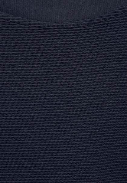 Struktur Mix Shirt deep blue