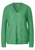 Struktur Pullover fresh gentle green melange