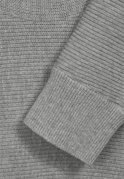 Struktur Pullover mineral grey melange