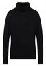 Struktur Rollkragenpullover black