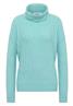 Struktur Rollkragenpullover foam blue melange