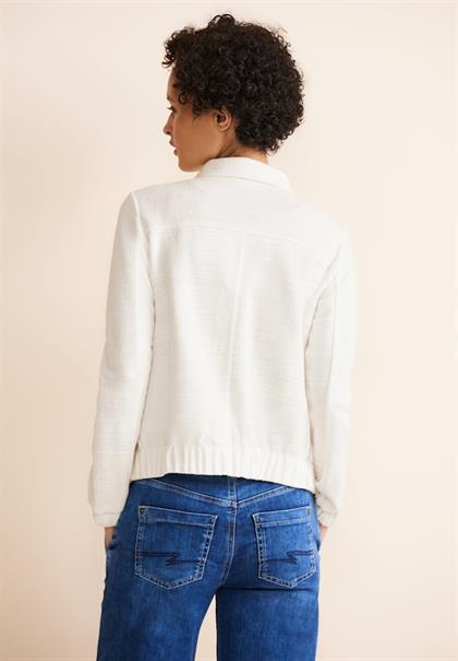 Struktur Shirtjacke off white