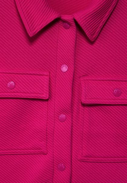 Struktur Shirtjacke pink sorbet