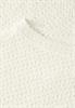 Struktur-T-Shirt vanilla white