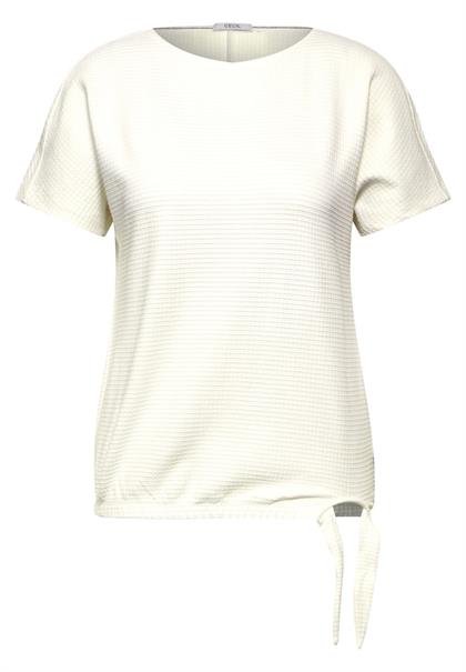 Struktur T-Shirt vanilla white