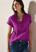 Strukturbluse anemone pink