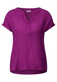 Strukturbluse anemone pink