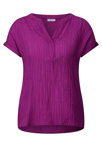 Strukturbluse anemone pink