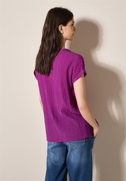 Strukturbluse anemone pink