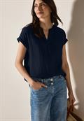 Strukturbluse universal blue