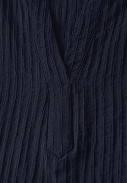 Strukturbluse universal blue