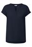 Strukturbluse universal blue